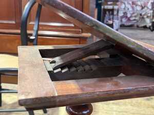 Victorian mahogany book stand - 5