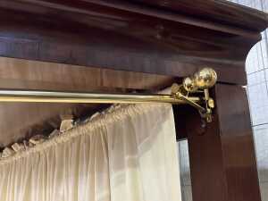 Victorian mahogany half tester bed - 4