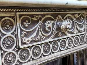 Victorian cast iron hall stand - 6