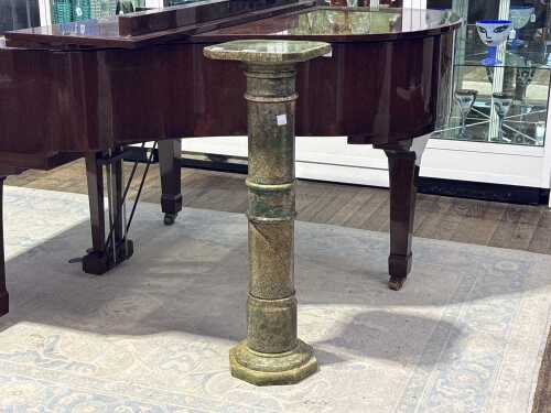 Vintage Italian coloured alabaster pedestal