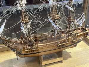 HMS The Bounty timber ship model - 2