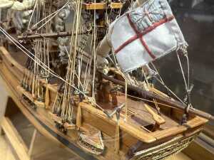 HMS The Bounty timber ship model - 3