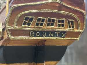 HMS The Bounty timber ship model - 4