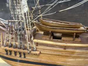 HMS The Bounty timber ship model - 5