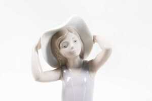 Three Lladro porcelain girl figures - 2