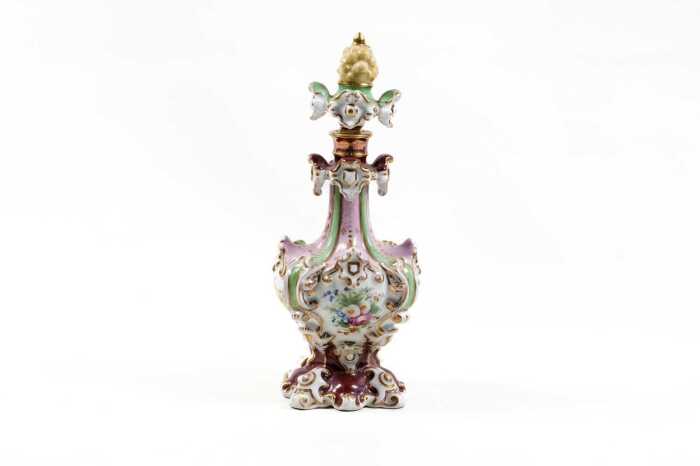 Antique porcelain perfume bottle, after Jacob Petit