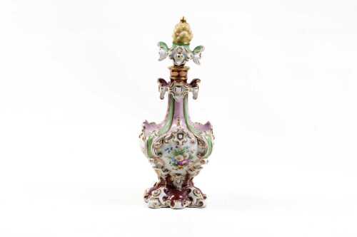 Antique porcelain perfume bottle, after Jacob Petit