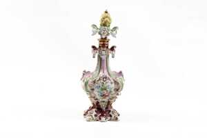 Antique porcelain perfume bottle, after Jacob Petit