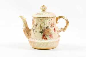 Two antique Royal Worcester blushware ceramics - 3