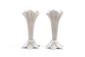Four Royal Worcester white porcelain pieces - 3