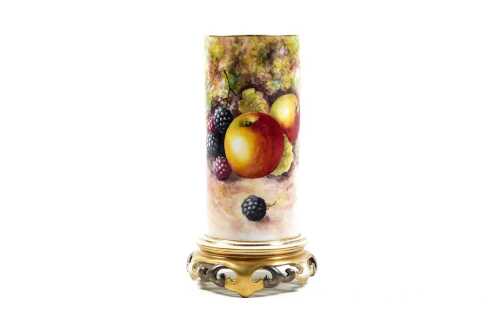 Royal Worcester porcelain vase decorated by John Cook