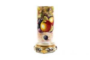 Royal Worcester porcelain vase decorated by John Cook