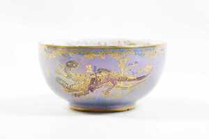 Three antique Crown Devon Lustre bowls - 4