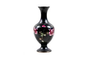 Two antique Blythe ceramic hand-painted vases - 3