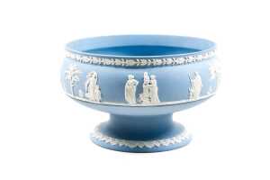 Wedgwood Jasperware blue footed bowl