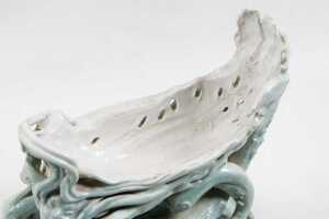 Gwen Watson, earthenware spill vase - 4