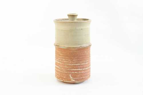 Gus McLaren mid-century studio pottery canister