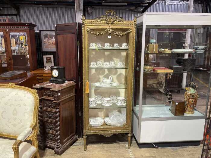 French Empire style vitrine