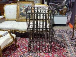 Antique French Wrought iron wine rack