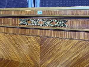 French style satinwood bed ends - 4