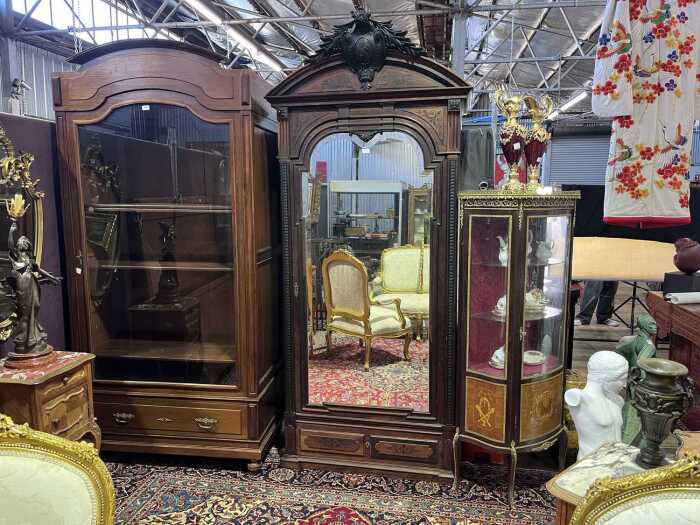 Antique French rosewood armoire