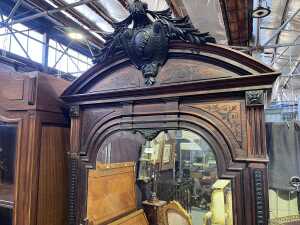 Antique French rosewood armoire - 2