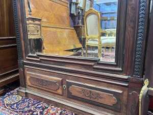 Antique French rosewood armoire - 3