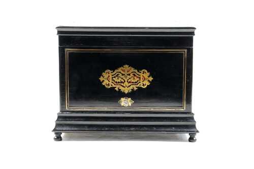 Antique French liqueur set case