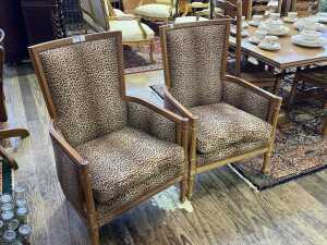 Pair of bergere chairs - 2