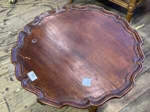 Victorian walnut wine table - 2