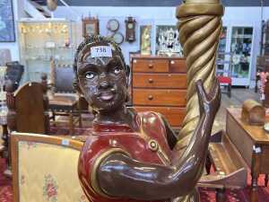 Blackamoor figural standard lamp - 2