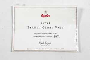 Spode 'Jewel' limited edition porcelain vase - 6