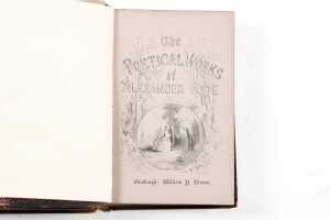 Two antique poetry books published by William P. Nimmo, c. 1872. - 2