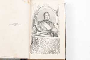 Six antique volumes of Chamber's Miscellany, c. 1844 - 3