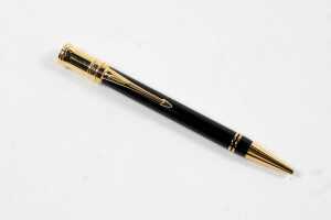 Parker Duofold black and gold-tone twist ballpoint pen - 2