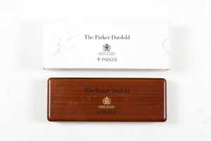 Parker Duofold black and gold-tone twist ballpoint pen - 5