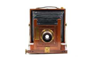 Antique Thornton Pickard mahogany view plate camera