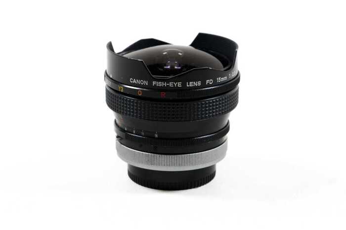 Canon fish-eye FD 15mm f2.8 S.S.C. lens