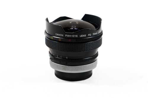 Canon fish-eye FD 15mm f2.8 S.S.C. lens