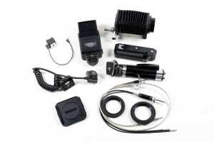 Canon A-1 SLR film camera with two lenses and accessories - 5