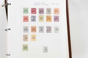 N.W Pacific Island, Papua New Guinea stamp albums in two slip cases - 2