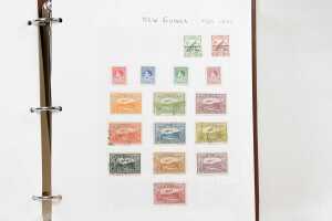N.W Pacific Island, Papua New Guinea stamp albums in two slip cases - 6