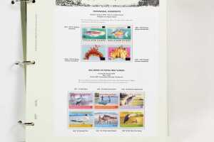 N.W Pacific Island, Papua New Guinea stamp albums in two slip cases - 7