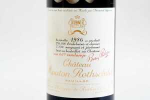 Chateau Mouton Rothschild Pauillac 1986 French wine - 2