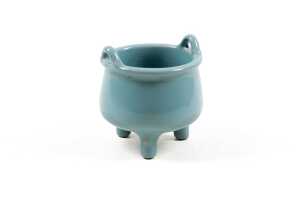 Longquan style small tripod censer