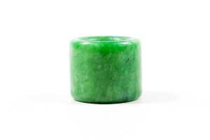 Chinese jade archery thumb ring - 2