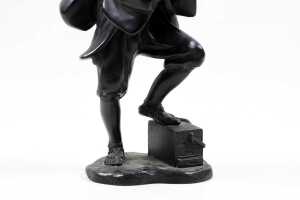 Antique Japanese bronze sculpture (okimono) by Genrusai Seiya - 3
