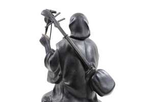 Antique Japanese bronze sculpture (okimono) by Genrusai Seiya - 4