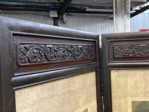 Oriental four panel screen - 5