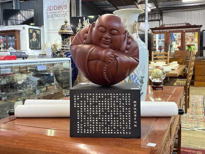 Maitreya Buddha cast resin statue